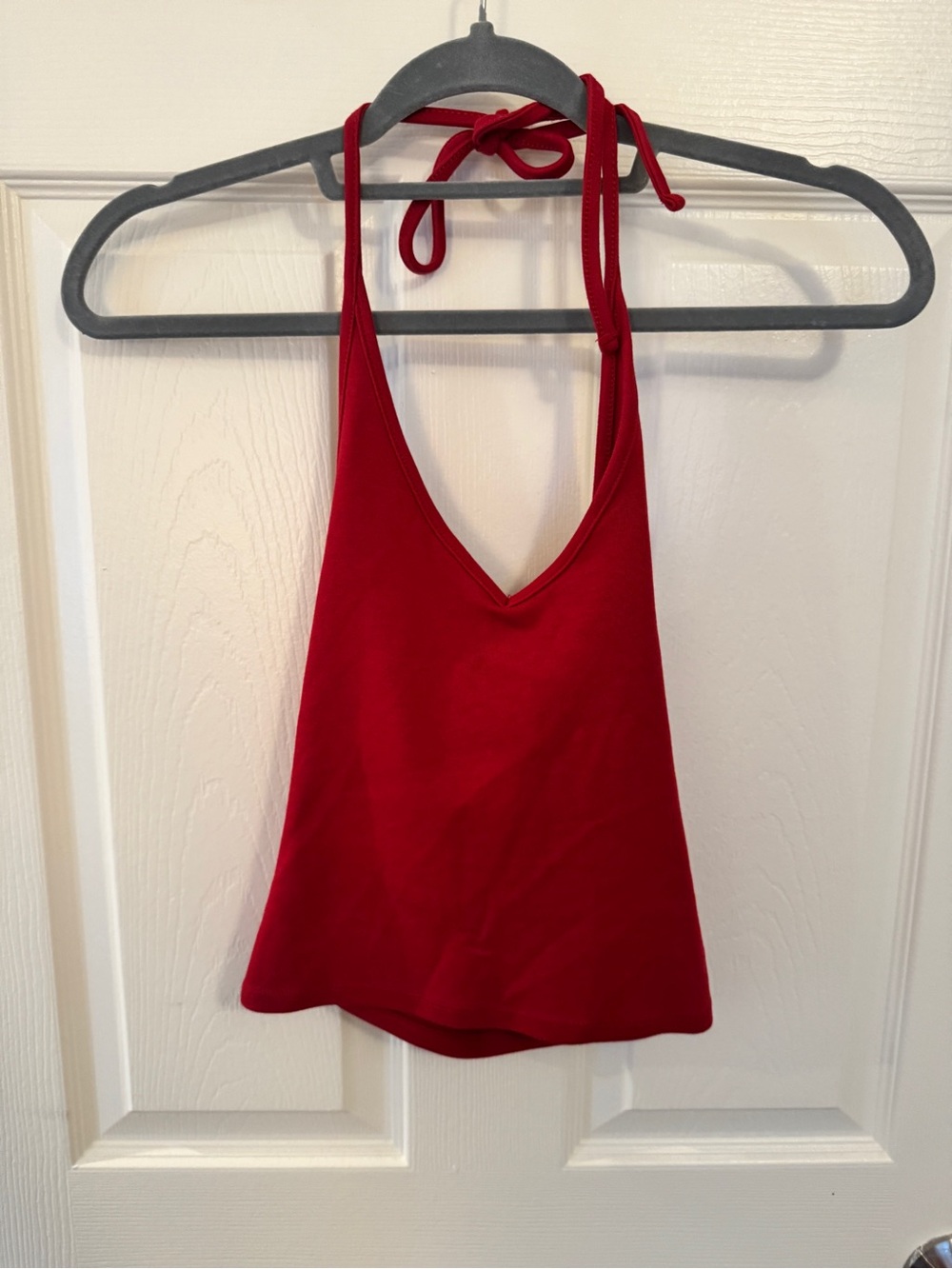 wild fable Red Halter Tie-Back Tank Top